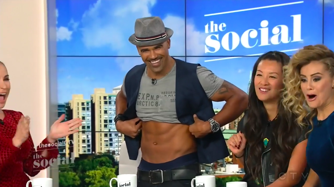 Shemar Moore on the social